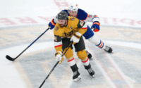 Stone zraněn, ale Knights překvapili Oilers! Co dál v sérii?
